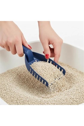 Reflex Care İos Kedi Kumu Küreği Lacivert (29,5 x 9,5 x 3,5 cm)