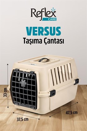 Reflex Care Versus Pet Taşıma Çantası Bej (47,5 x 37,5 x 33 cm)