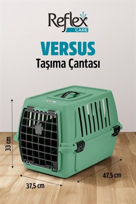 Reflex Care Versus Pet Taşıma Çantası Yeşil (47,5 x 37,5 x 33 cm)