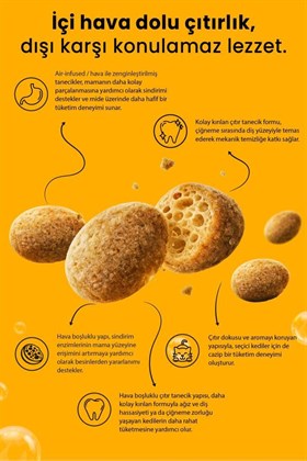 REFLEX CRUNCHY BUBBLES TAVUKLU YETISKIN KEDI MAMASI 10 KG