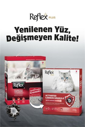 Reflex Granül Aktif Karbonlu Topaklanan Kedi Kumu - 6 lt x 2 Adet