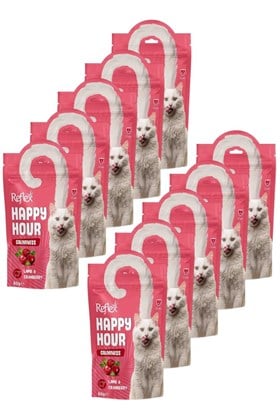 Reflex Happy Hour Sakinleşmeyi Destekleyici Kedi Ödül Maması 10 x 60gr