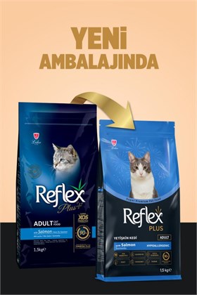 Reflex Hipoalerjenik Somonlu Yetişkin Kedi Maması 1,5 kg