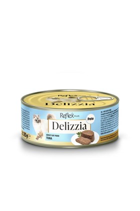 Reflex Plus Delizzia / Kıyılmış Ton Balıklı Yetişkin Kedi Maması 85g x 12 Adet