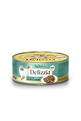 Reflex Plus Delizzia / Sos İçinde Parça Etli Karışık Yetişkin Kedi Maması 85g x 18 Adet