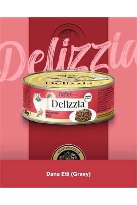 Reflex Plus Delizzia Ton Balıklı Pate & Tavuklu Pate & Dana Etli Gravy Yetişkin Kedi Maması Seti 3x85gr