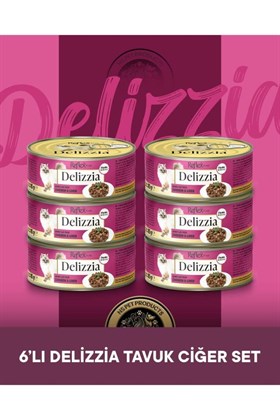 Reflex Plus Delizzia Yetişkin Tavuklu-Ciğerli Gravy Kedi Maması 6x85 gram