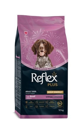 Reflex Plus Hipoalerjenik High Energy Dana Etli Yetişkin Köpek Maması 12 kg