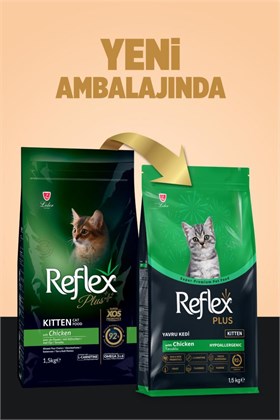 Reflex Plus Hipoalerjenik Tavuklu Yavru Kedi Maması 1,5 kg