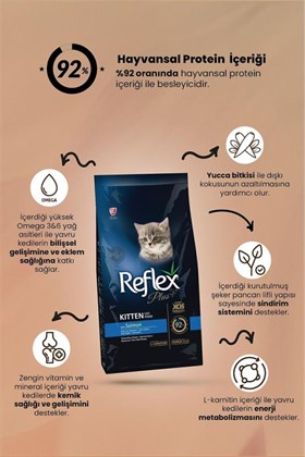 Reflex Plus Somonlu Yavru Kedi Maması 1,5 Kg
