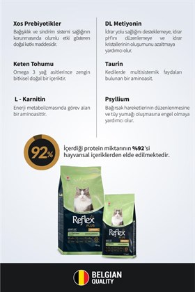 Reflex Plus Urinary Tavuklu Yetişkin Kedi Maması 1,5 kg