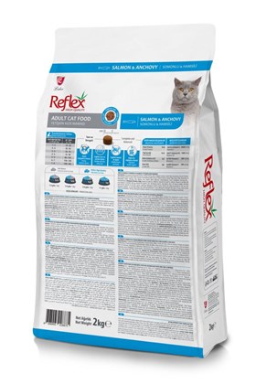 Reflex Somonlu & Hamsili Yetişkin Kedi Maması 2 Kg