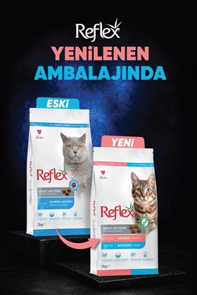 Reflex Somonlu ve Hamsili Yetişkin Kedi Maması 2 kg