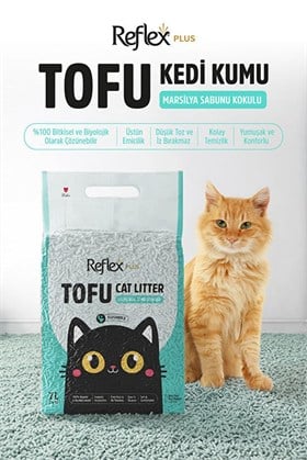 Reflex Tofu Marsilya Sabunu Kokulu Kedi Kumu 4 x 7 Lt