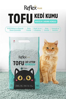 Reflex Tofu Marsilya Sabunu Kokulu Kedi Kumu 4 x 7 Lt