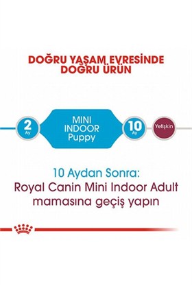 Royal Canin Mini Indoor Puppy Küçük Irk Yavru Köpek Maması 1,5 Kg