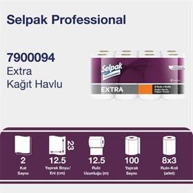 Selpak Extra Rulo Havlu Kağıt 8li x 3
