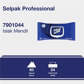 Selpak Professional 24 X 60lı (1440) Premium Islak Mendil