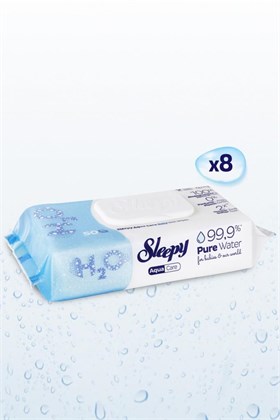 Sleepy Aquacare H2O Yenidoğan Islak Bebek Havlusu 8x50