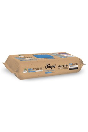 Sleepy Bio Çözünür Yüzey Temizlik Havlusu&mendili Deniz Tuzu&yosun 50 Yaprak
