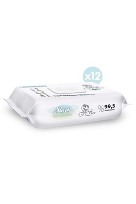 Sleepy Bio Natural Yenidoğan Islak Bebek Bakım Havlusu 12x40 (480 YAPRAK)