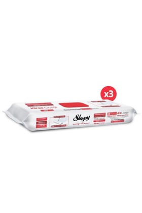 Sleepy Easy Clean Kiraz Çiçeği Mopa Uyumlu Yer Temizlik Havlusu&mendili 3x20 (60 YAPRAK)