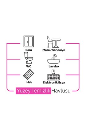 Sleepy Easy Clean Lilyum Buketi Yüzey Temizlik Havlusu&mendili 6x100 (600 YAPRAK)