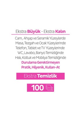 Sleepy Easy Clean Lilyum Buketi Yüzey Temizlik Havlusu&mendili 6x100 (600 YAPRAK)