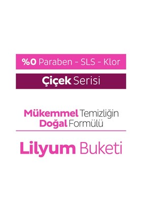 Sleepy Easy Clean Lilyum Buketi Yüzey Temizlik Havlusu&mendili 6x100 (600 YAPRAK)