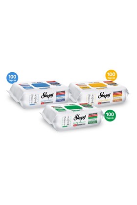 Sleepy Easy Clean Premium Beyaz Sabun+Çamaşır Suyu+Arap Sabunu Yüzey Temizlik Havlusu Mendili 300 Yaprak