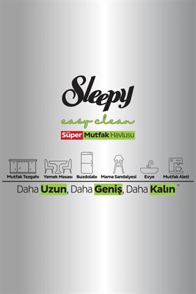 Sleepy Easy Clean Süper Yüzey Temizlik Mutfak Havlusu&Mendili Bergamot Yağlı 50 Yaprak