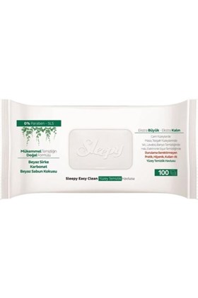 Sleepy Easy Clean Yüzey Tem. Havlusu 100 x4 Adet
