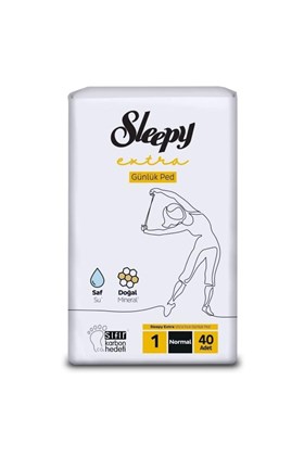 Sleepy Extra Ultra Ince Günlük Ped Normal 40 Adet