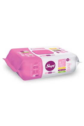 Sleepy Floral Kişisel Bakım Havlusu 100 Yaprak