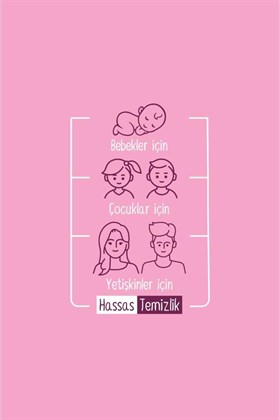 Sleepy Floral Kişisel Bakım Havlusu Çanta Boy 6x25 (150 Yaprak)