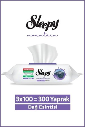 Sleepy Mountain Yüzey Temizlik Havlusu&Mendili Dağ Esintisi 3x100 (300 Yaprak)