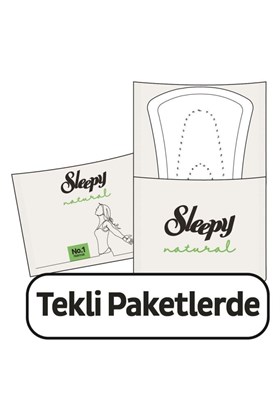 Sleepy Natural Ultra Hassas Günlük Ped Uzun 32 Adet Ped