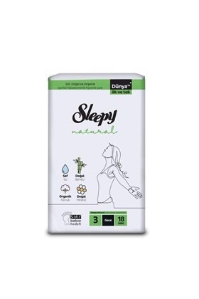 Sleepy Natural Ultra Hassas Hijyenik Ped 18li Gece X 6 Paket