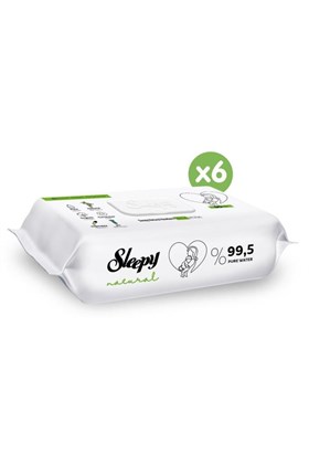 Sleepy Natural Yenidoğan Islak Bebek Bakım Havlusu 6x90 (540 Yaprak)