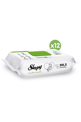 Sleepy Natural Yenidoğan Islak Bebek Bakım Havlusu 12x60 (720 Yaprak)