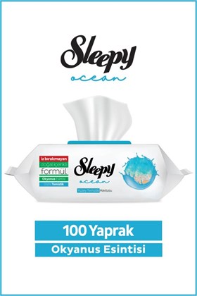 Sleepy Ocean Yüzey Temizlik Havlusu&Mendili Okyanus Esintisi 100 Yaprak