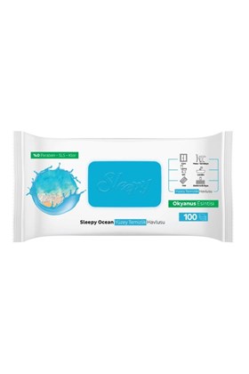 Sleepy Ocean Yüzey Temizlik Havlusu&Mendili Okyanus Esintisi 100 Yaprak