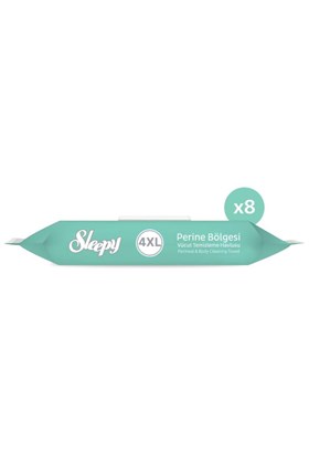 Sleepy Perine Bölgesi Vücut Temizleme Havlusu 8x50 (400 Yaprak)