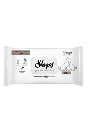 Sleepy Petcare Evcil Hayvan Islak Havlu 60 Lı 7497