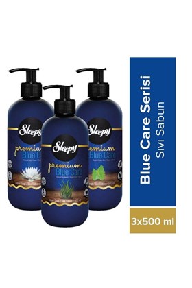 Sleepy Premium Blue Care Serisi Sıvı Sabun 3x500 Ml