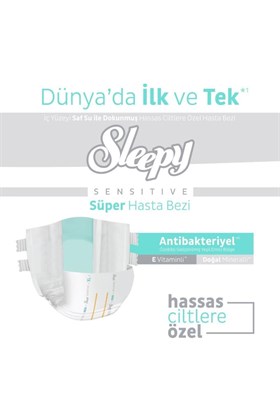 Sleepy Sensitive Süper Yetişkin Hasta Bezi Xlarge 30x4 120 Adet