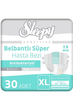 Sleepy Sensitive Süper Yetişkin Hasta Bezi Xlarge 30 Adet