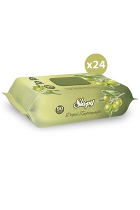 Sleepy Zeytinyağlı Islak Havlu 24x90lı (2160 YAPRAK)