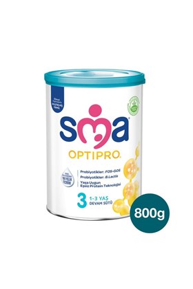 Sma Optipro 3 No 800g 1-3 Yaş Bebek Devam Sütü