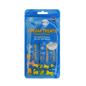 Supreme Cat Sıvı Kedi Ödül Maması Ton Balıklı & Karidesli 4x14 Gr